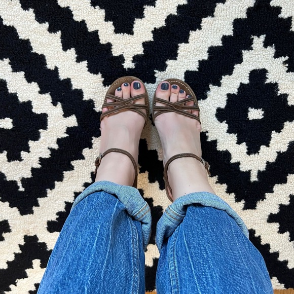 Prada Strappy Wedge Heels - Picture 6 of 10